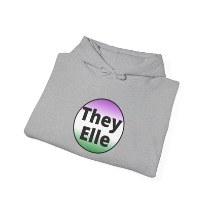 They/Elle Gender NonConforming Hooded Sweatshirt