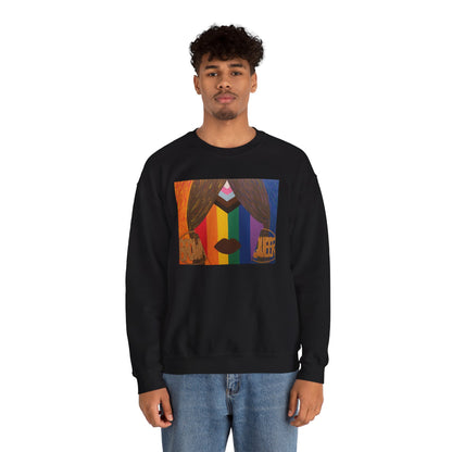 Brown and Queer Crewneck Sweatshirt