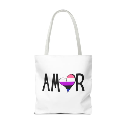 Amor Genderfluid Tote Bag