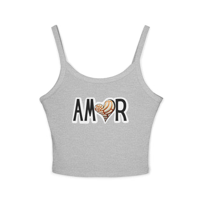 Amor Concha Spaghetti Strap Tank Top