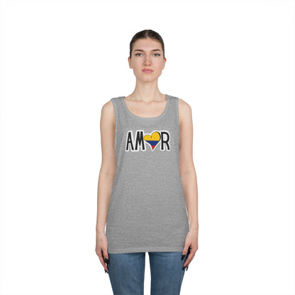 Amor Colombia  Heavy Cotton Tank Top