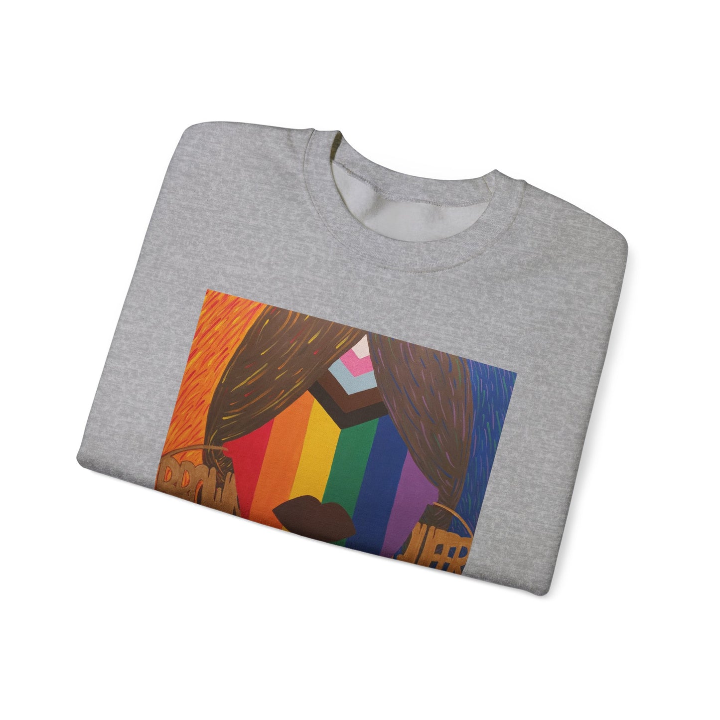 Brown and Queer Crewneck Sweatshirt