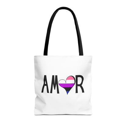 Amor Genderfluid Tote Bag