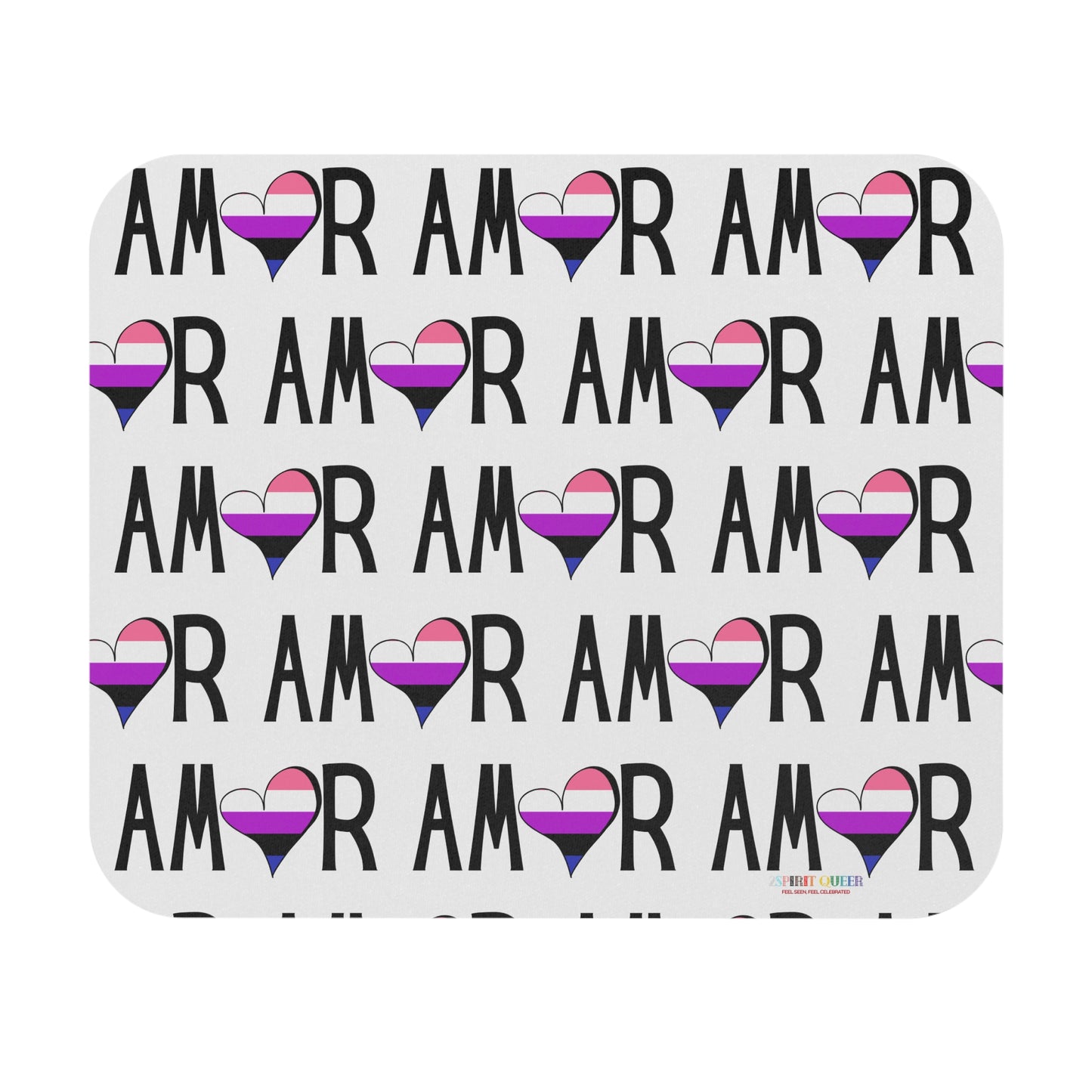 Amor Genderfluid Mouse Pad (Rectangle)