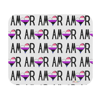 Amor Genderfluid Mouse Pad (Rectangle)