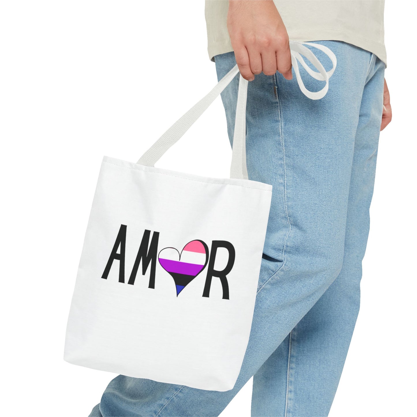 Amor Genderfluid Tote Bag