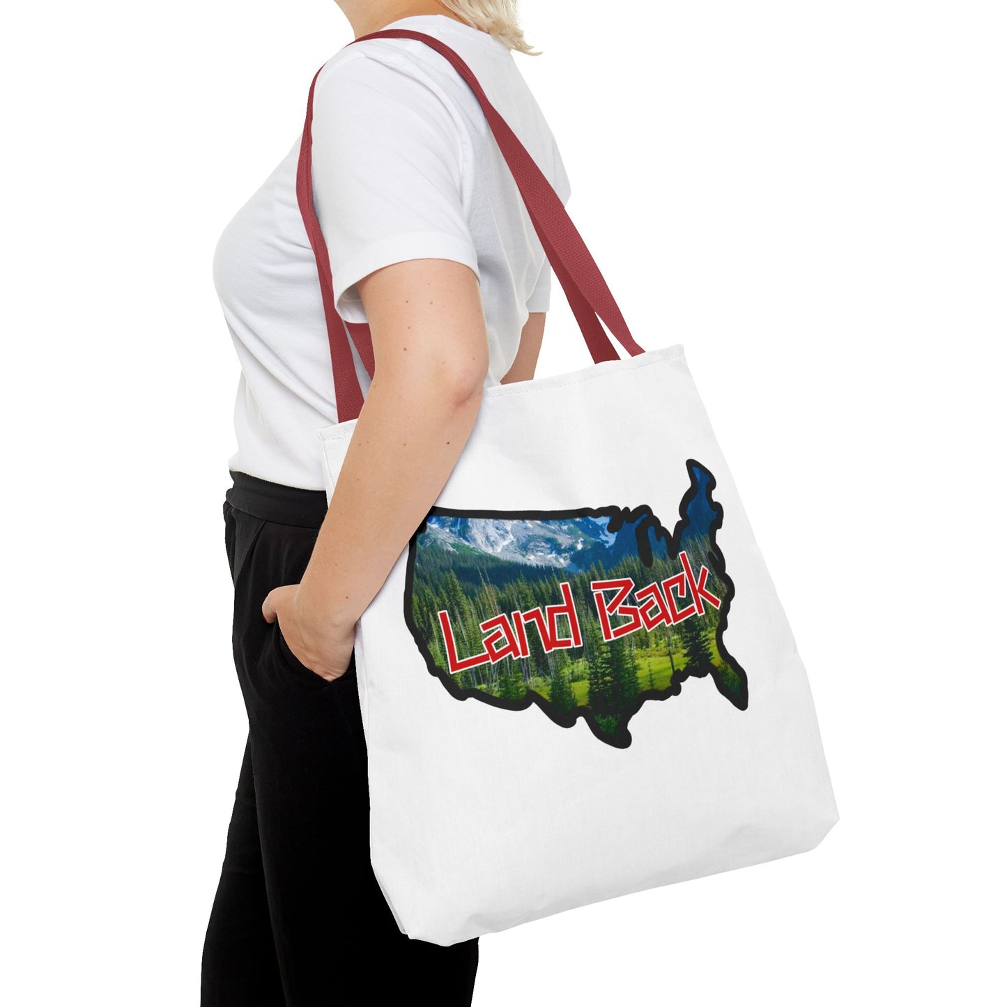 Land Back USA Tote Bag