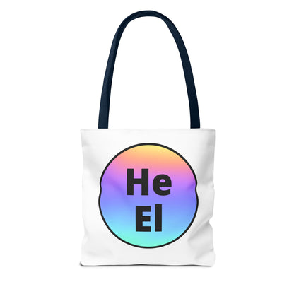 He / El Rainbow Tote Bag