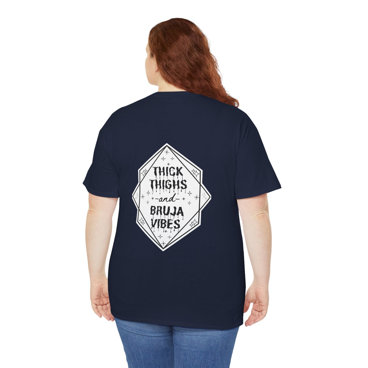 Thick Thighs Bruja Vibes Heavy Cotton Tee