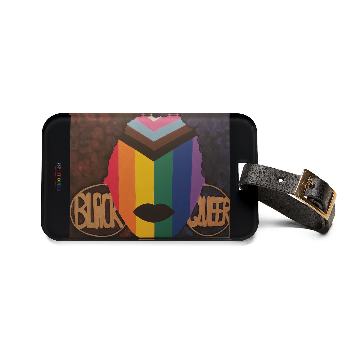 Black and Queer Luggage Tag