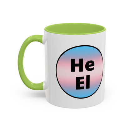 He/El Trans Accent Coffee Mug
