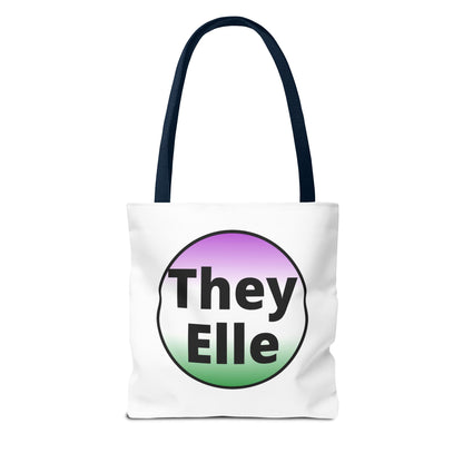They/Elle - Gender NonConforming Tote Bag