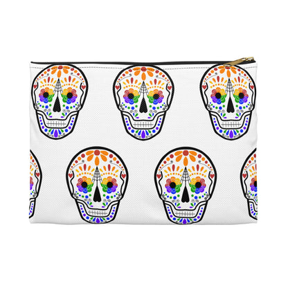 Queer Sugar Skull Accessory Pouch