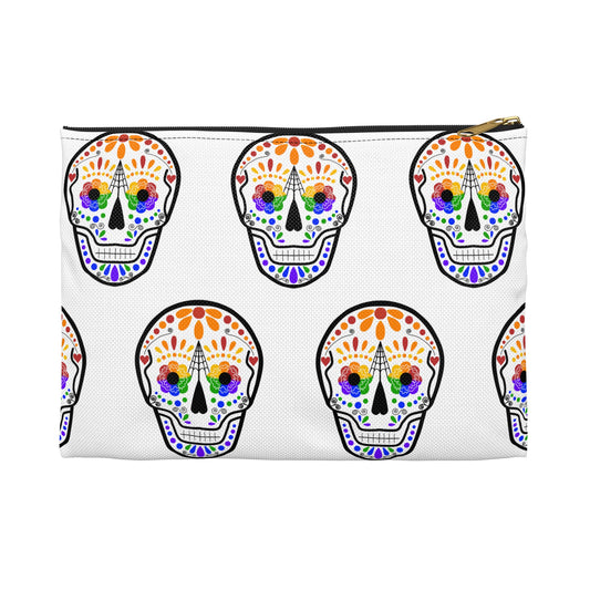 Queer Sugar Skull Accessory Pouch