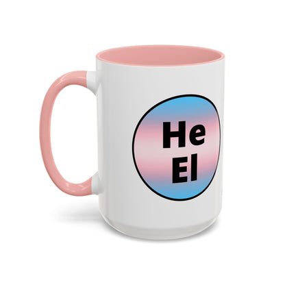 He/El Trans Accent Coffee Mug