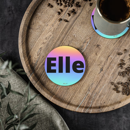 Elle Rainbow Coasters
