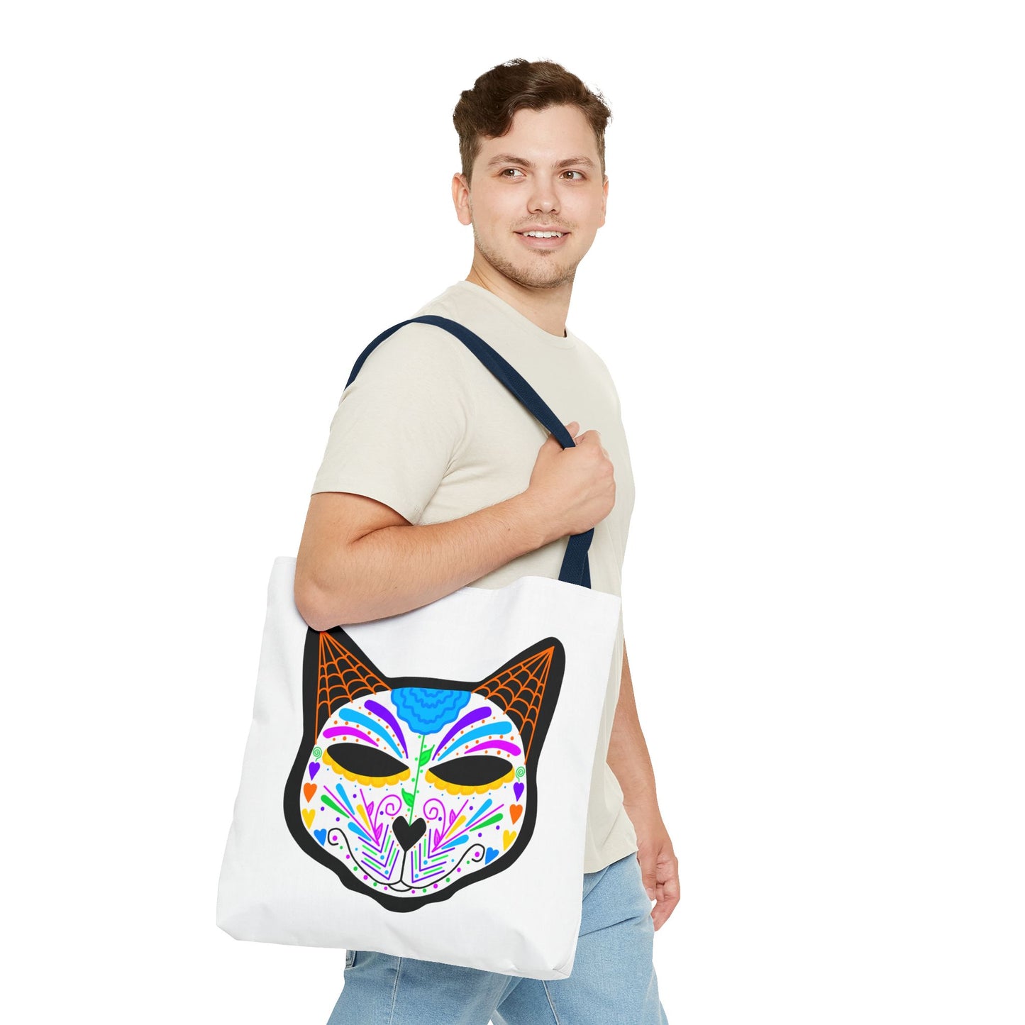 Dia de los Muertos Cat Tote Bag