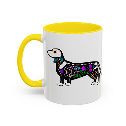 Dia de los Muertos Dachshaund Coffee Mug