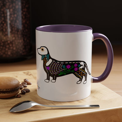 Dia de los Muertos Dachshaund Coffee Mug