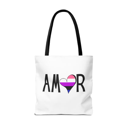 Amor Genderfluid Tote Bag