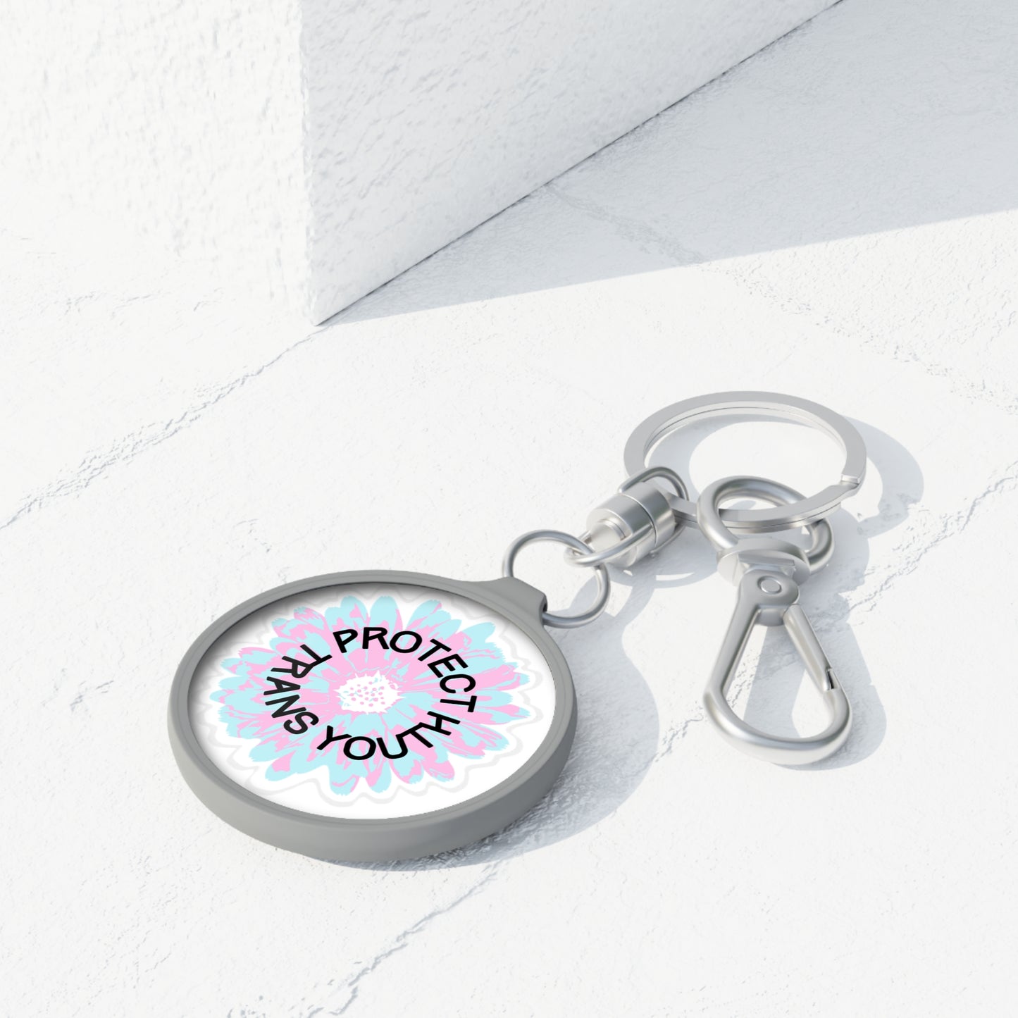 Protect Trans Youth Keyring Tag