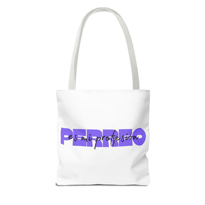 Perreo Es Mi Profesion Purple Tote Bag