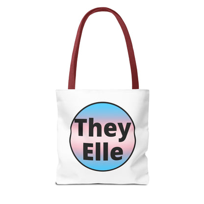 They/Elle Trans Tote Bag