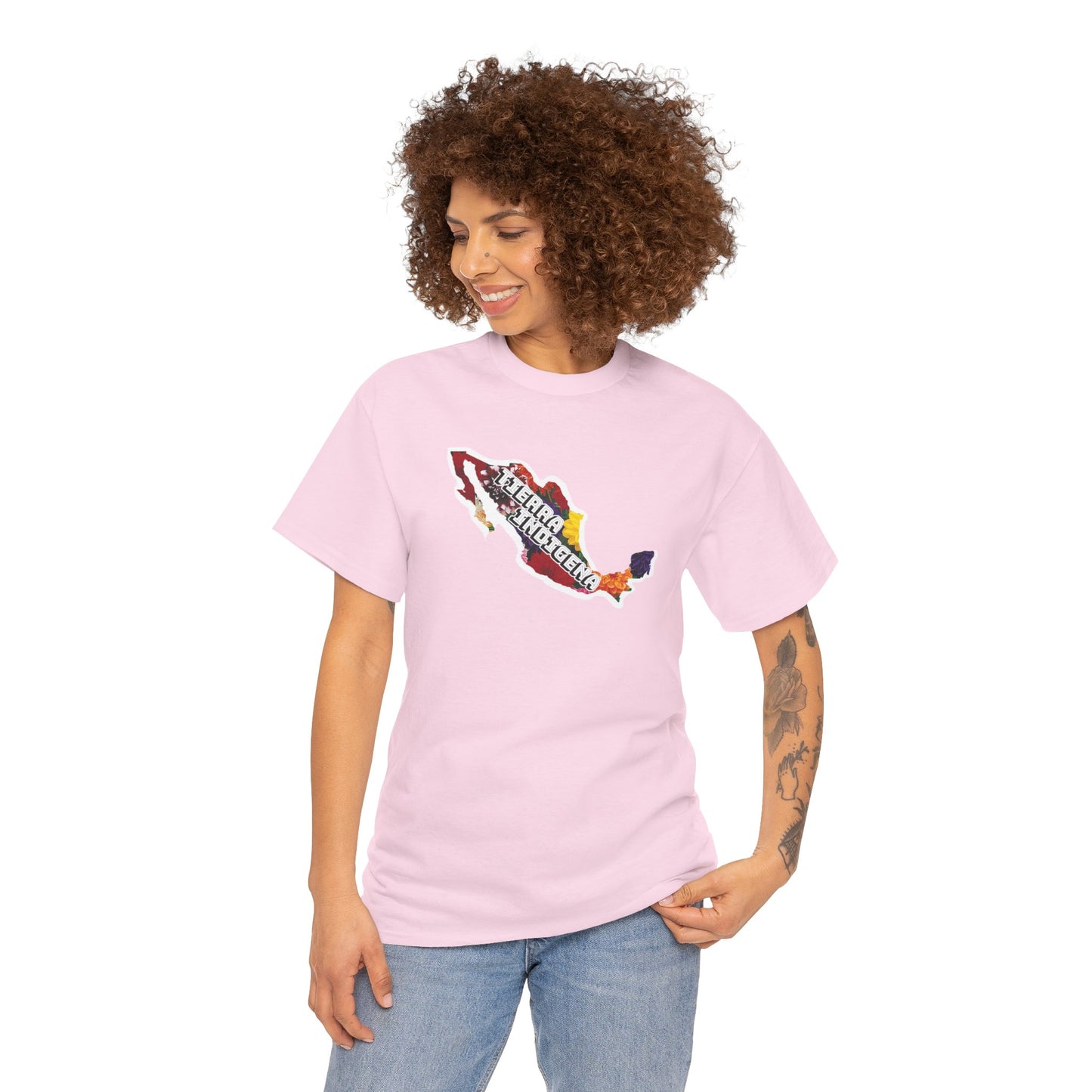 Tiera Indigena Dahlia Heavy Cotton Tee