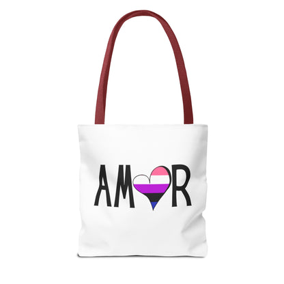 Amor Genderfluid Tote Bag