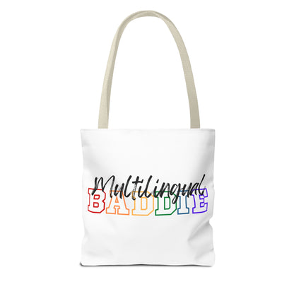 Multilingual Baddie Tote Bag