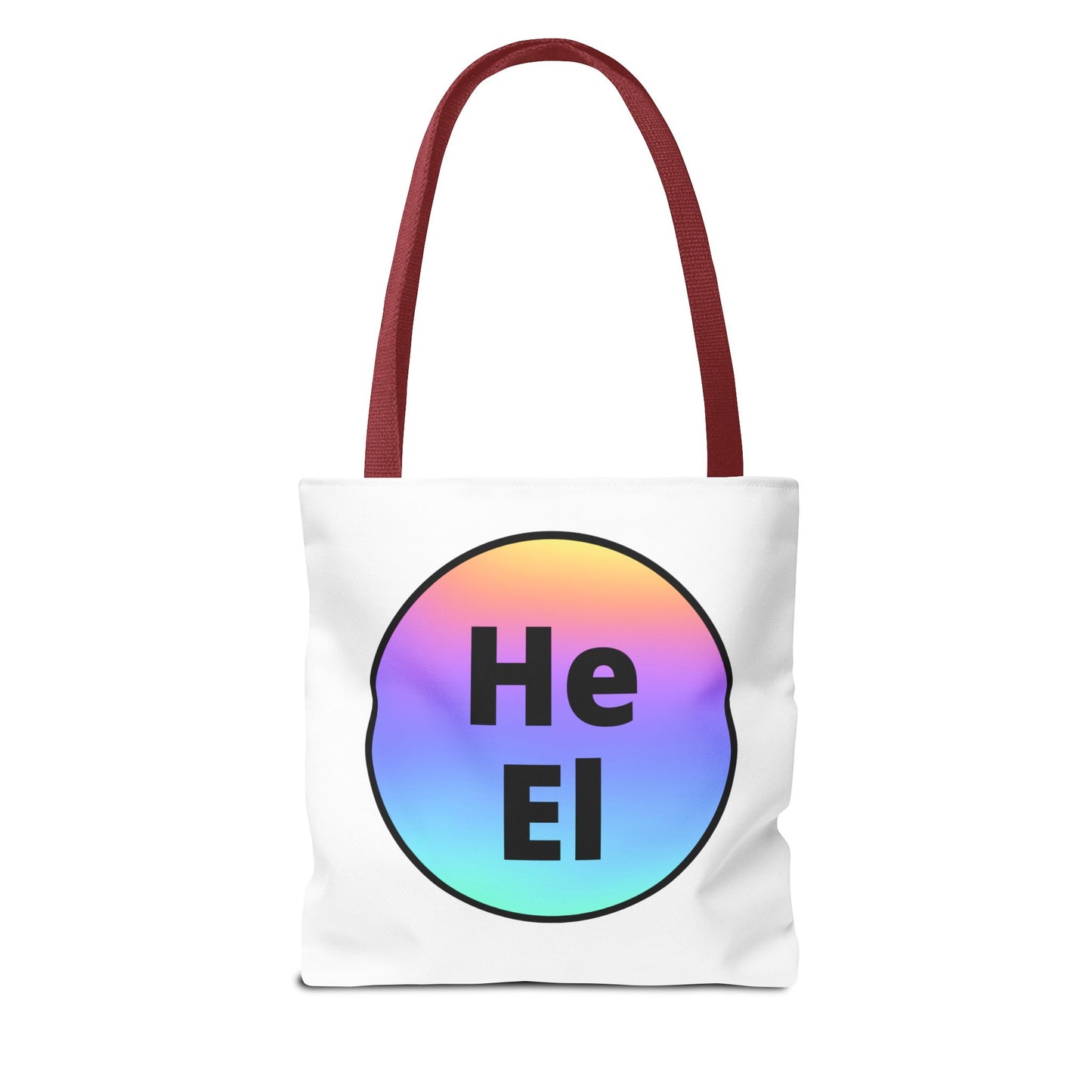 He / El Rainbow Tote Bag