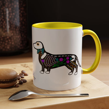 Dia de los Muertos Dachshaund Coffee Mug