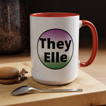 They / Elle - Gender Non-Conforming Coffee Mug