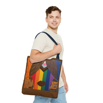 Brown and Queer Tote Bag