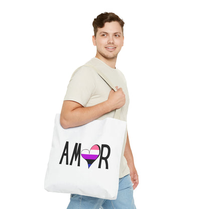 Amor Genderfluid Tote Bag