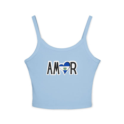 Amor El Salvador Spaghetti Strap Tank Top
