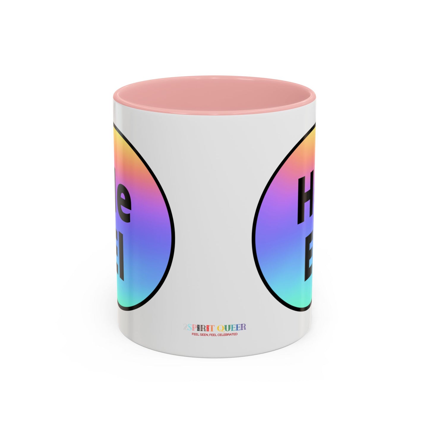 He / El Rainbow Coffee Mug