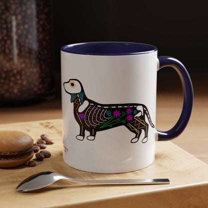 Dia de los Muertos Dachshaund Coffee Mug