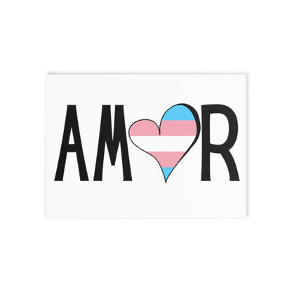 Amor Trans Greeting Cards
