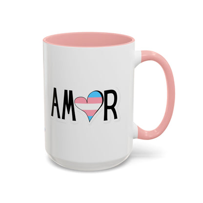 Amor Trans Accent Coffee Mug
