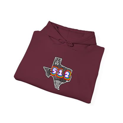 Texas 512 Hooded Sweatshirt