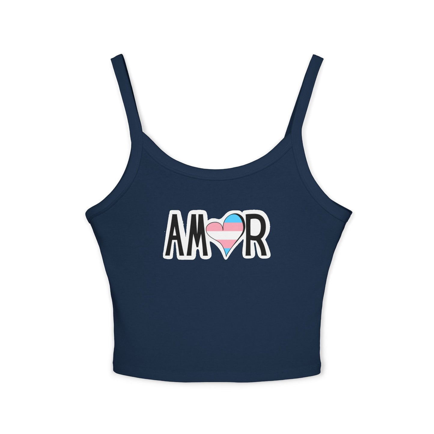 Amor Trans Spaghetti Strap Tank Top
