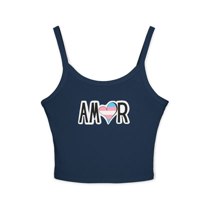 Amor Trans Spaghetti Strap Tank Top