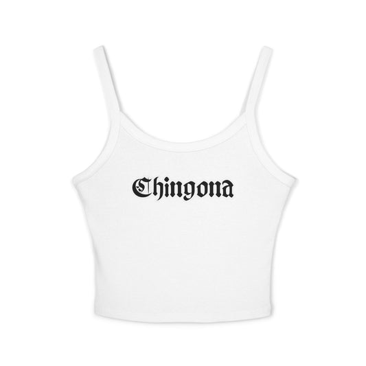 Chingona Spaghetti Strap Tank Top