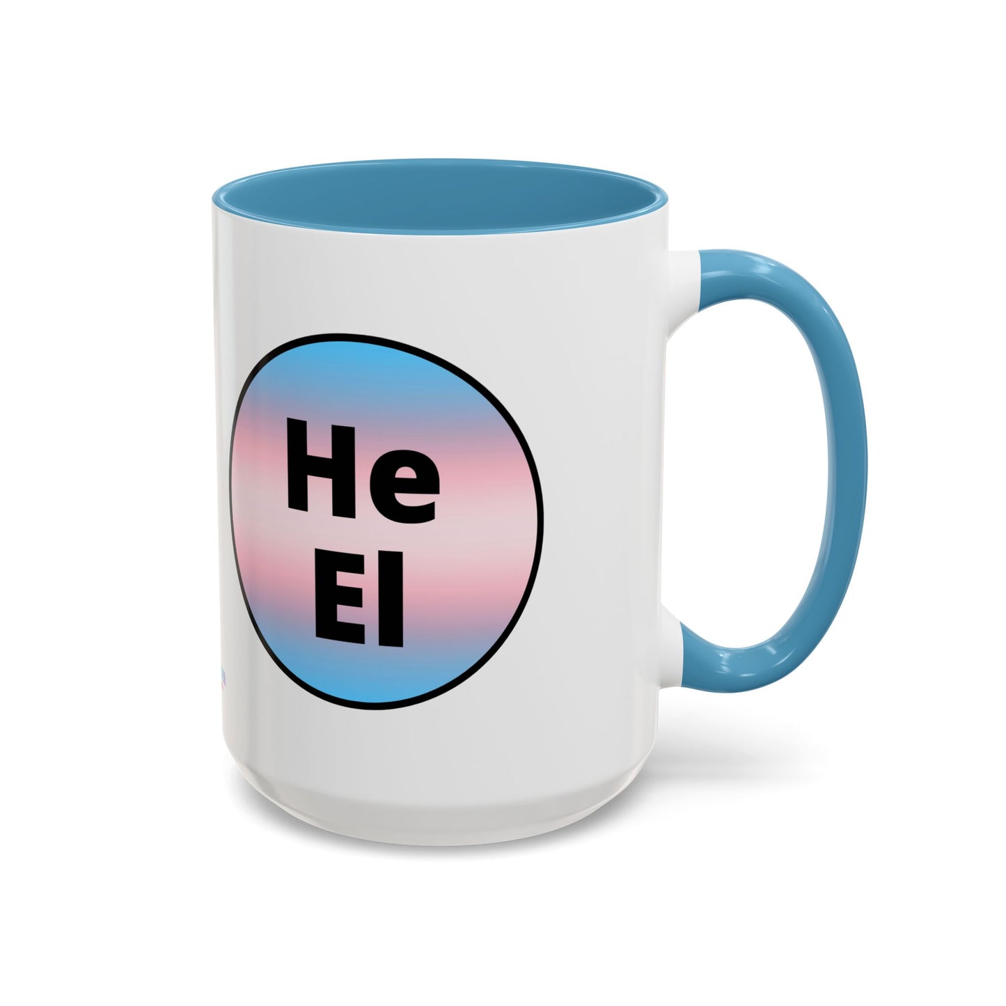 He/El Trans Accent Coffee Mug