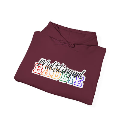 Multilingual Baddie Hooded Sweatshirt