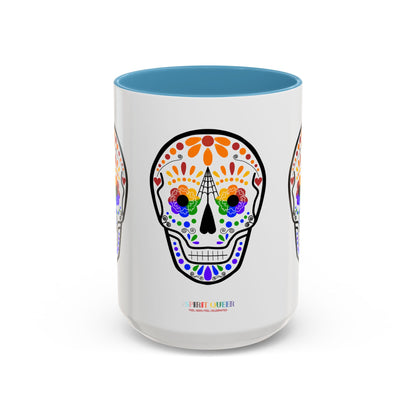 Queer Sugar Skull Coffee Mug