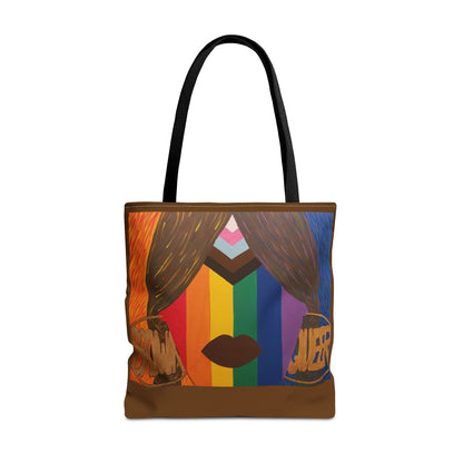 Brown and Queer Tote Bag