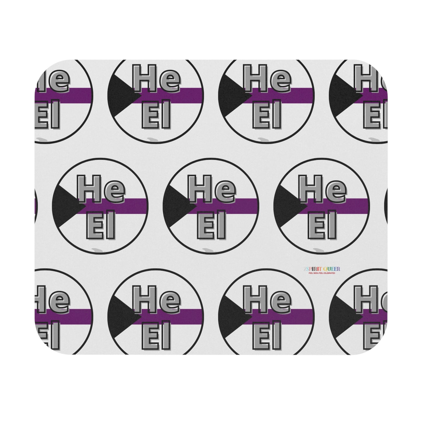He / El Demi Mouse Pad (Rectangle)