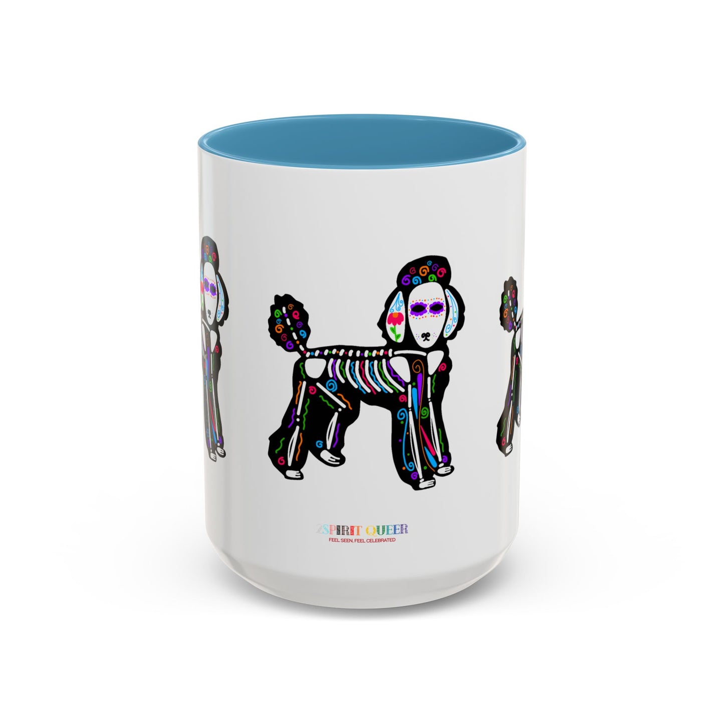 Dia de los Muertos Poodle Coffee Mug